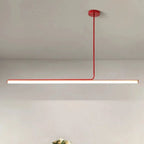 Nordic Long Strip Metal Pendant Light