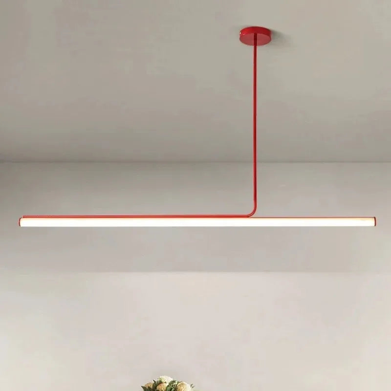 Nordic Long Strip Metal Pendant Light