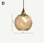Modern Colorful Glass Pendant Light in Polished Chrome