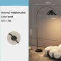 مصباح أرضي LED DecorBites™ ذهبي أسود معدني بسيط حديث لغرفة المعيشة