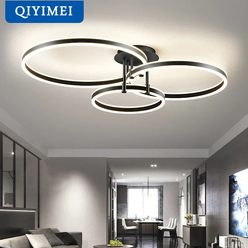 Lustres en acrylique LED DecorBites™ avec éclairage vers le haut/vers le bas pour salon, chambre et décoration intérieure