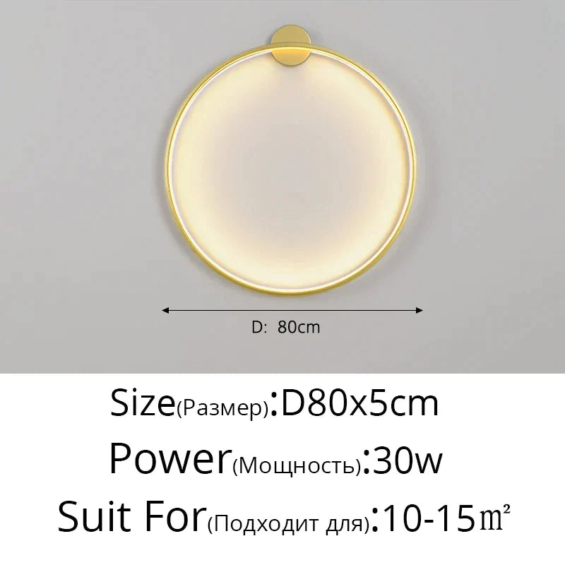 DecorBites™ Elegant Round Wall Sconces for Home Indoor Lighting
