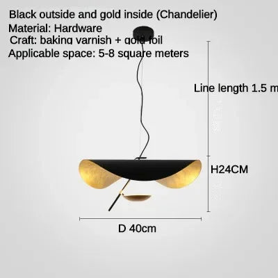 ثريا الأطباق الطائرة LED DecorBites™ - إضاءة سقف حديثة لغرفة المعيشة والبار