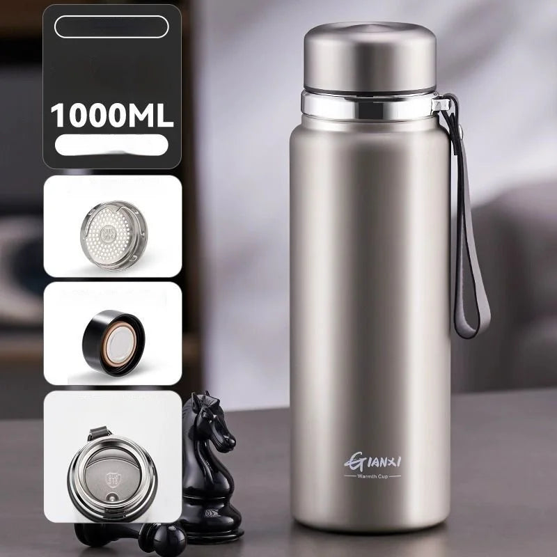 DecorBites™ 24hr Cold Cup Stainless Steel Thermos - Large Capacity Travel Thermos