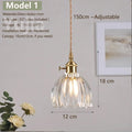 Vintage Green Glass Pendant Light With Brass Details