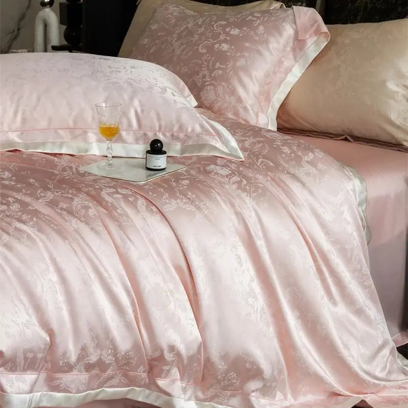طقم ملاءات سرير يوكلبتوس فاخر DecorBites™ باللون الأسود/الذهبي - ناعم كالحرير ولطيف على البشرة