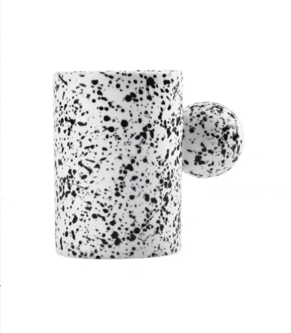 DecorBites™ Cotton Candy Ceramic Cup & Saucer Set for Coffee, Tea, Milk, Juice
