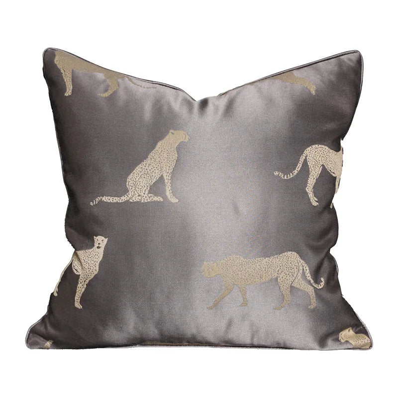 DecorBites™ Geometric Jacquard Cushion Cover | Modern Light Luxury Pillowcase | Decorative Home Accent