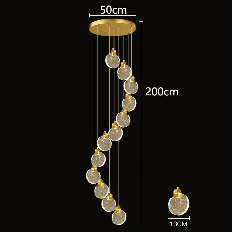 ثريات ديكور بايتس™ LED المتدلية لديكور المنزل العصري والإضاءة الداخلية