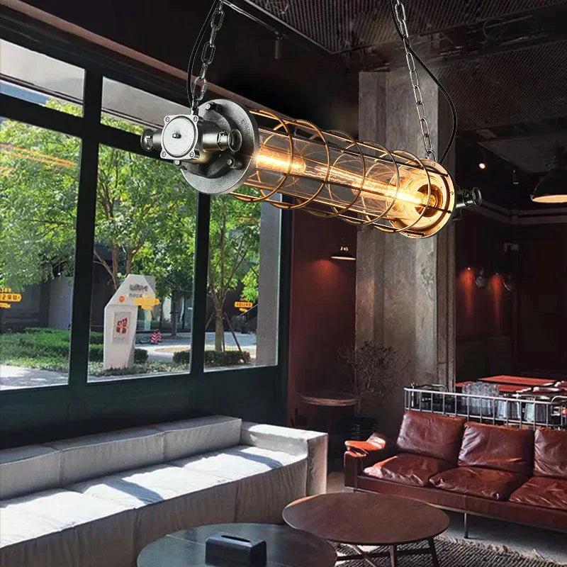 DecorBites™ Industrial Chandelier for Loft Bar Cafe Retro Decor