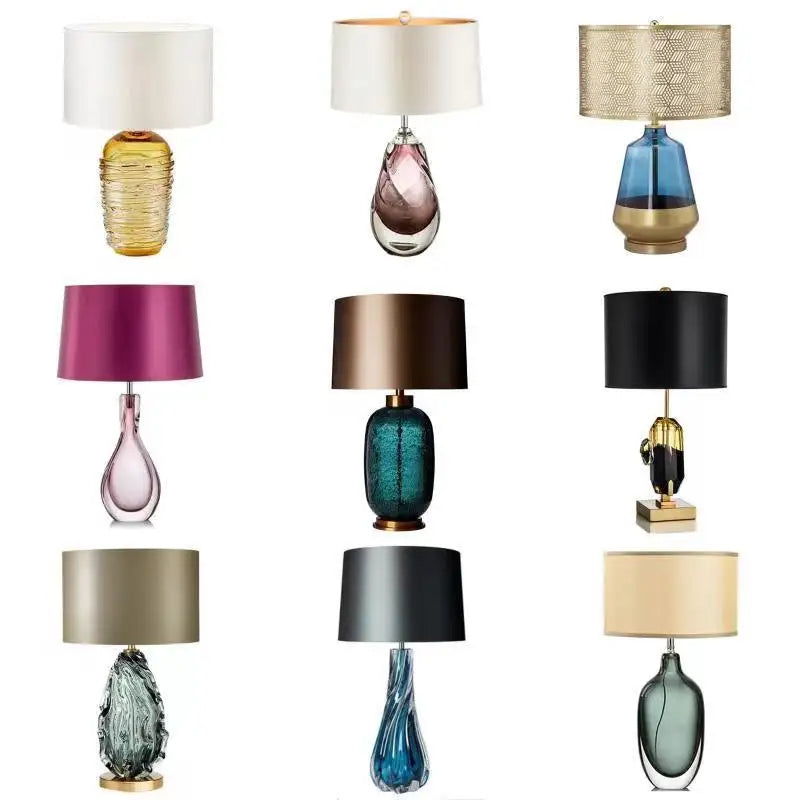 DecorBites™ Glaze Table Lamp: Modern Art LED Desk Light for Home and Hotel