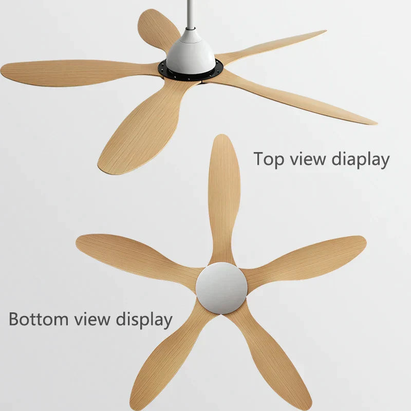 DecorBites™ 56-Inch Ceiling Fan: Modern, Remote Control, Commercial, Office, Industry, Non-Lamp Electric Fan