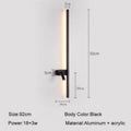 DecorBites™ LED Wall Sconce: Modern Nordic Style Living Room Sofa Background Light