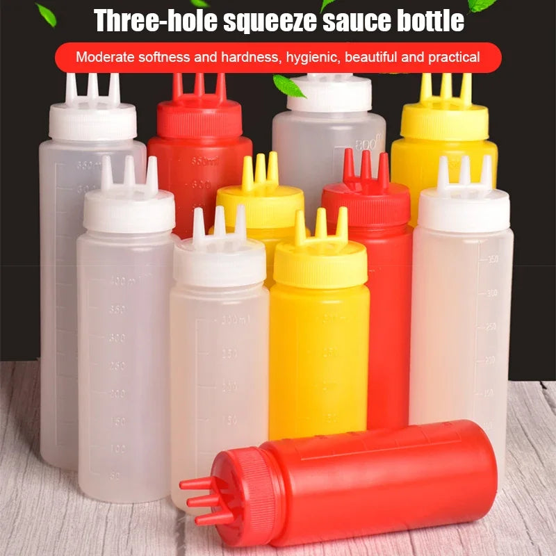 DecorBites™ 3-Hole Squeeze Bottle Condiment Dispenser