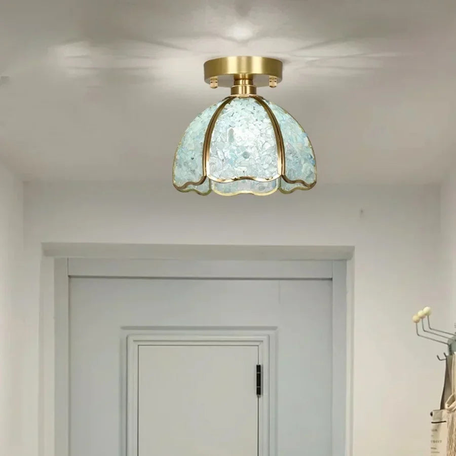 DecorBites™ Glass Crystal Ceiling Light Fixture Modern Nordic Design