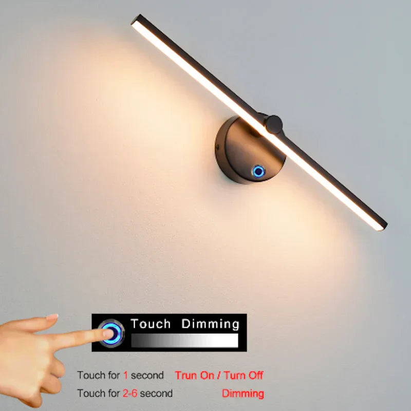 Applique Murale LED Linéaire DecorBites™ 41CM avec Interrupteur et Rotation à 300°