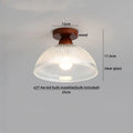 DecorBites™ Copper Wood LED Ceiling Lamp Modern Indoor Lighting Fixtures