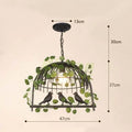 DecorBites™ Birdcage LED Chandelier: Modern Resin Pendant Lights for Bedroom, Living Room, and Restaurant