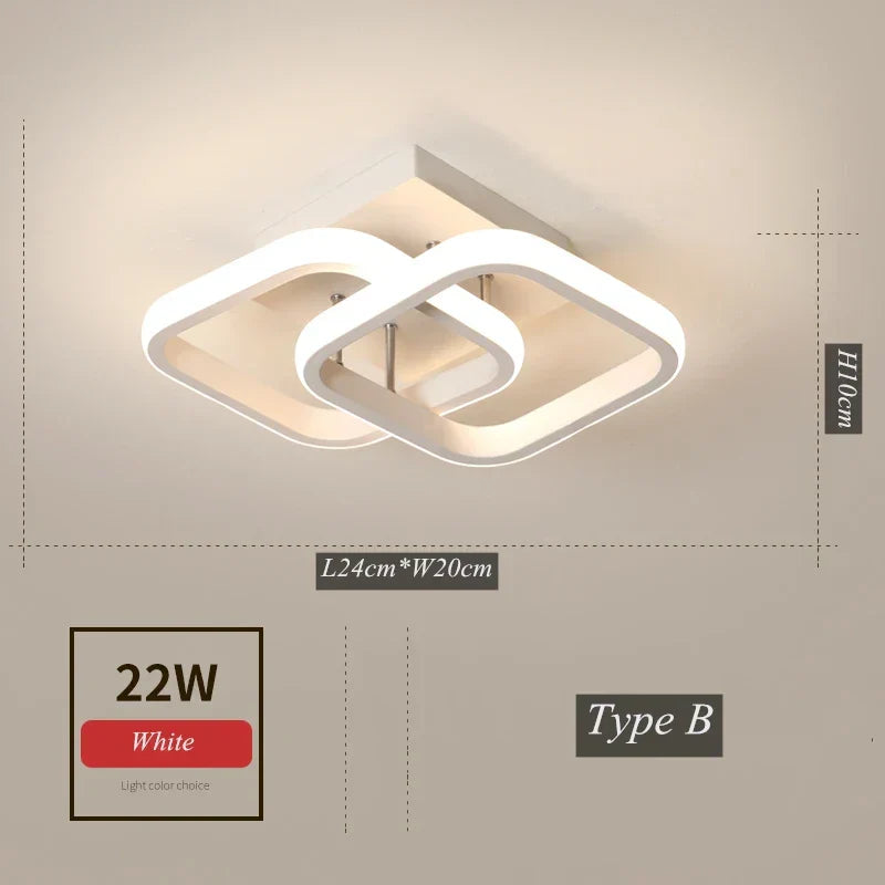 مصابيح سقف الممر LED من DecorBites™ لإضاءة المنزل في غرفة النوم وغرفة المعيشة والممر