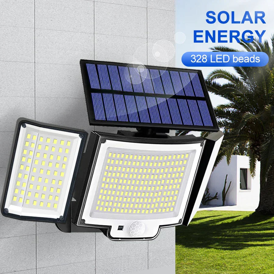 DecorBites™ 348 LED Solar Super Bright Motion Sensor Light with 3 Modes