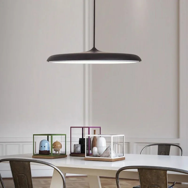UFO Aluminum Pendant Light With Round Shade