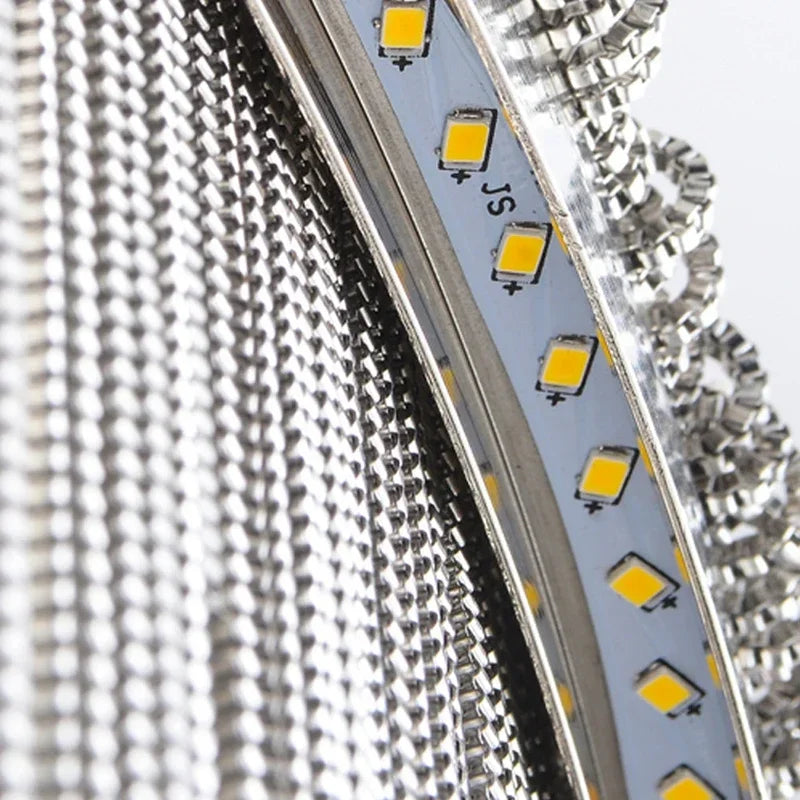 ثريا شرابات LED من ديكور بايتس™: إضاءة عصرية قابلة للتعتيم لغرفة المعيشة والفندق والردهة