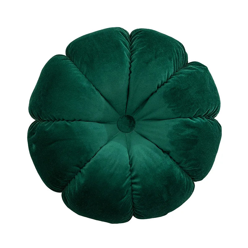 DecorBites™ Ethnic Print Tassel Cushion Cover - Round Dutch Velvet Sofa Pillow
