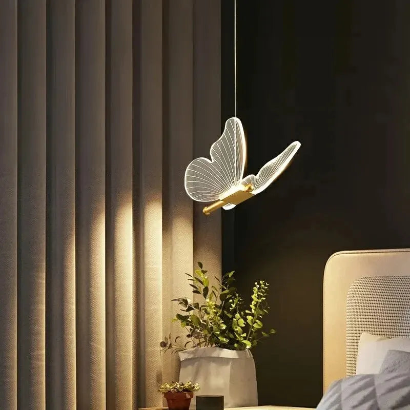Nordic Butterfly Metal Pendant Light