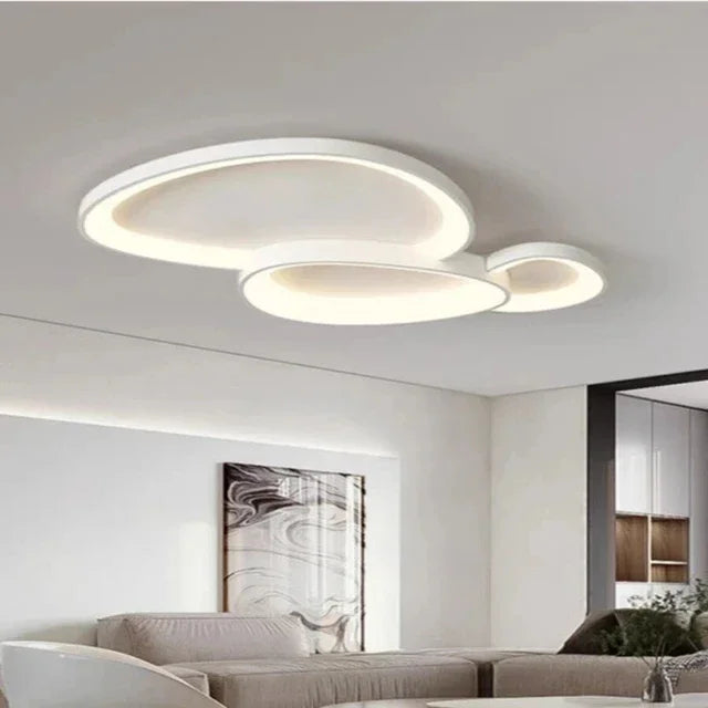 ثريات سقف LED من DecorBites™ مع جهاز تحكم عن بعد لغرفة المعيشة وغرفة النوم وغرفة الطعام
