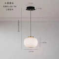 DecorBites™ Glass Ball Pendant Light: Modern Milky White LED Hanging Lamp for Dining Table