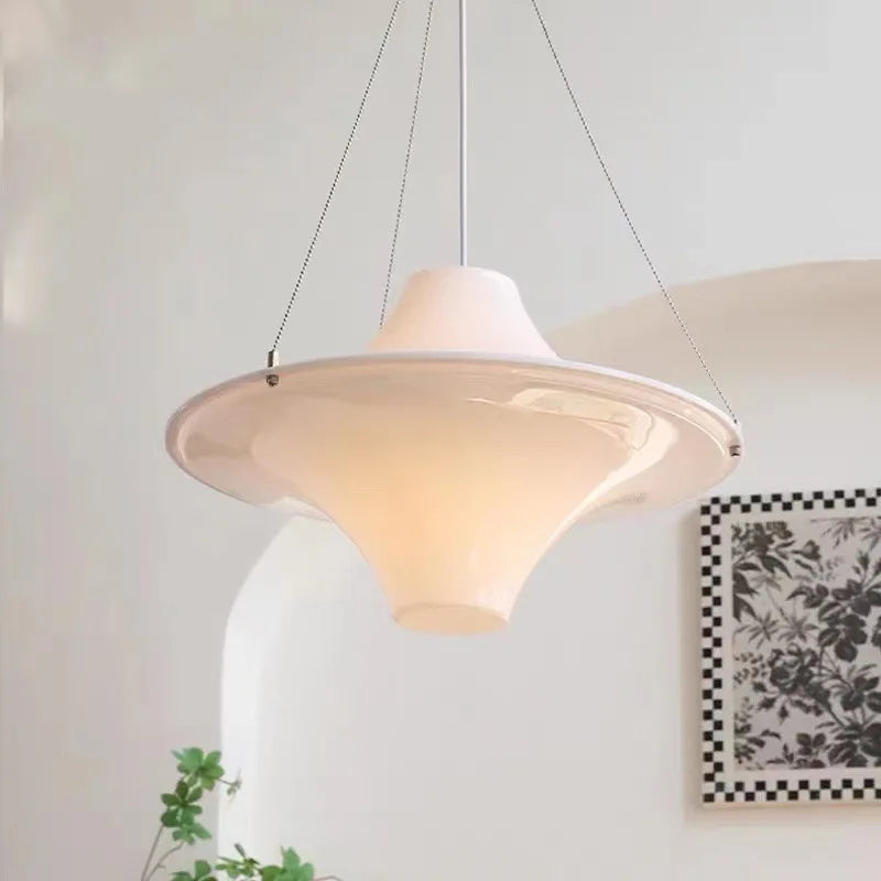 DecorBites™ French Cream Modern Chandelier for Restaurant Bedroom Hotel Villa