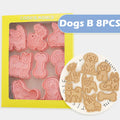 DecorBites™ 3D Dog Cookie Cutters Set, Biscuit Mold, Decorating Tools, DIY Cartoon Press