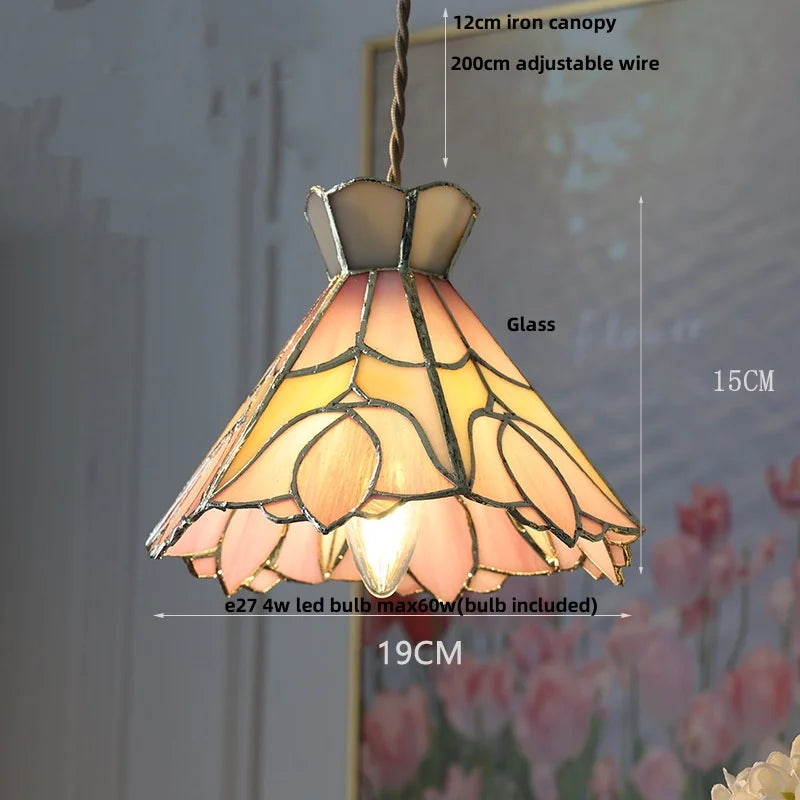 DecorBites™ Glass Brass Pendant Lamp Adjustable Wire LED Dining Room Kitchen Bar Balcony Decor