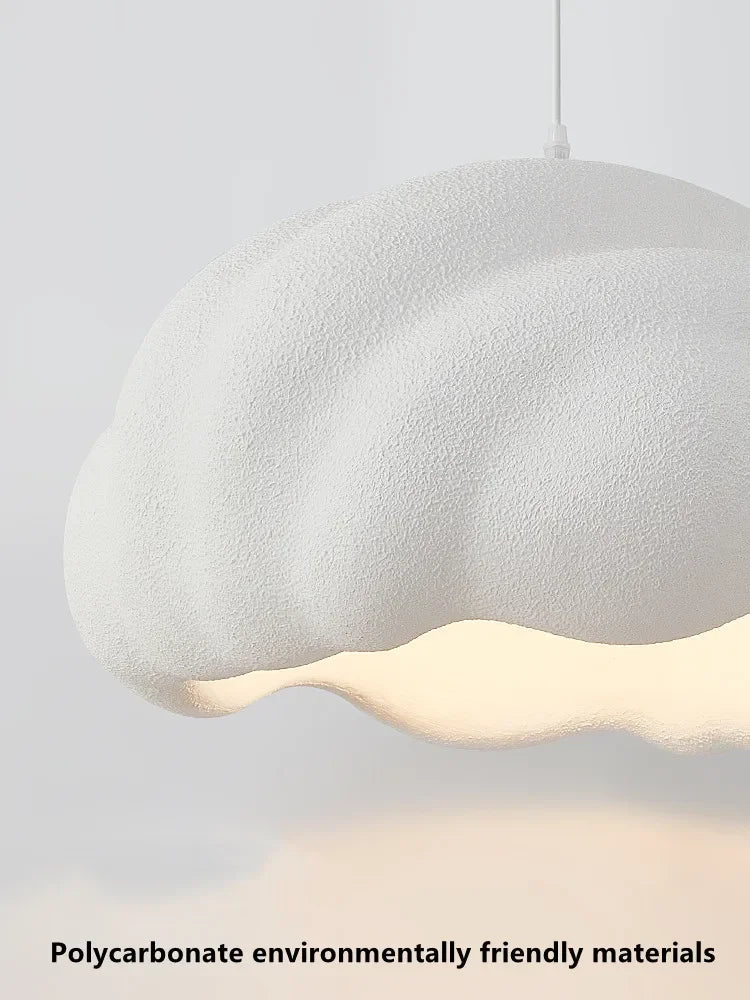 DecorBites™ Cream Wabi Sabi LED Pendant Chandelier - Elegant Dining Room & Bedroom Decor