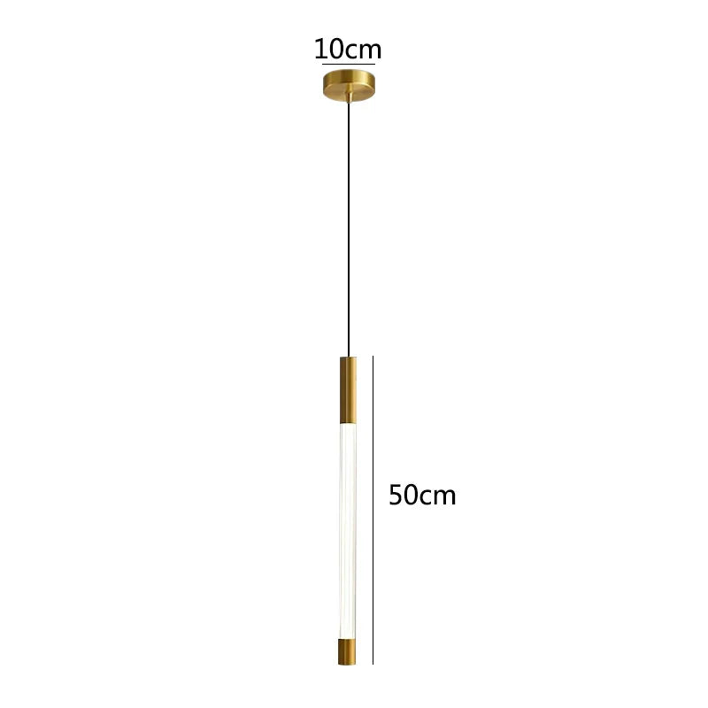 مصباح جداري DecorBites™ Gold Bar LED للديكور المنزلي في غرفة الطعام والمطبخ وغرفة النوم