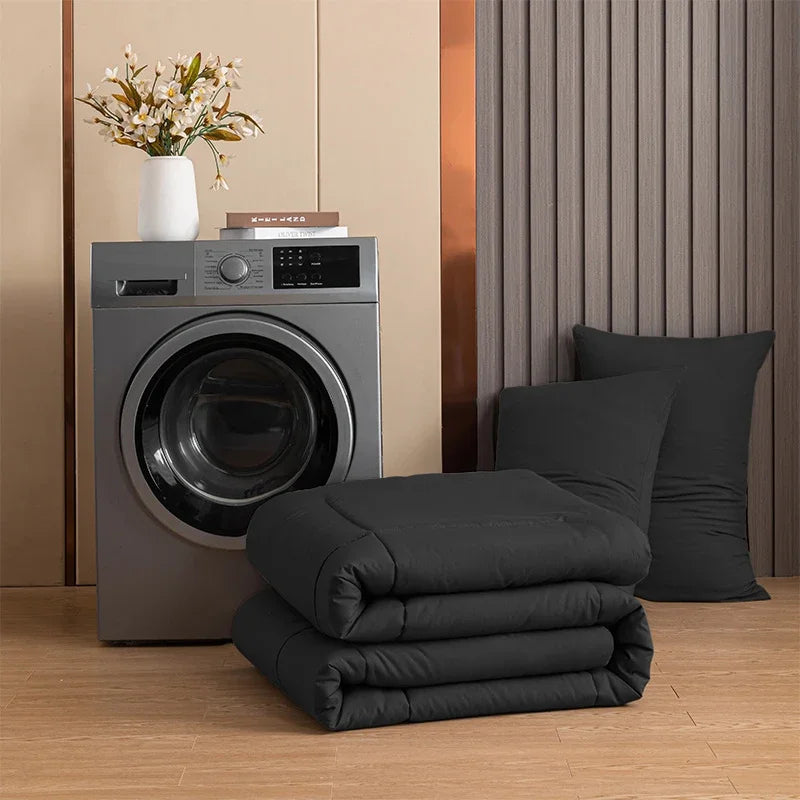 DecorBites™ Cozy Queen/King Duvet & Pillowcase Set - Soft, Breathable, Durable Blanket