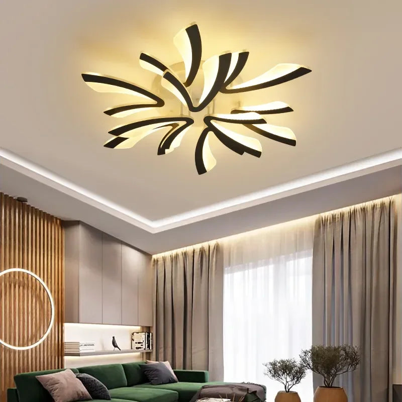 ثريا سقف LED DecorBites™ مع جهاز تحكم عن بعد لديكور المنزل