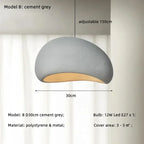 Handmade Wabi Sabi Resin Pendant Light