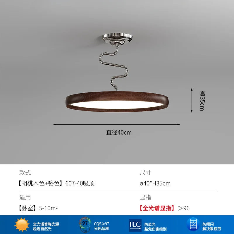 DecorBites™ Cream Style Aluminum LED Chandelier for Nordic Home Decor