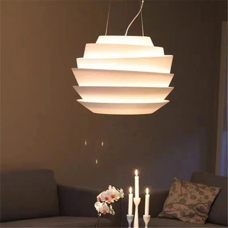 مصباح التعليق Le Soleil™ من DecorBites: إضاءة ديكور ريترو على الطراز الاسكندنافي للمنزل أو بجانب السرير أو المطعم