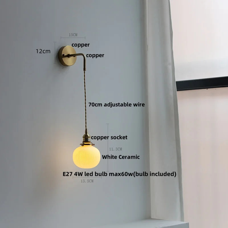 DecorBites™ Clear Glass LED Wall Lamp Modern Crystal Home Decor Bathroom Mirror Light