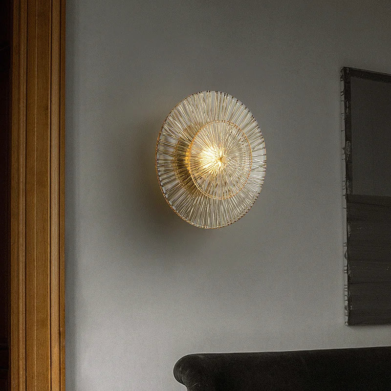 DecorBites™ Elegant Glass Wall Sconces for Luxurious Living Spaces