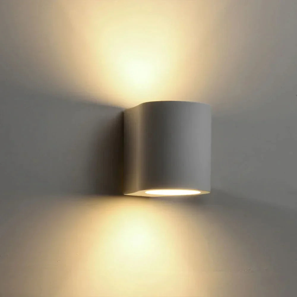 DecorBites™ مصباح حائط جبسي 5 وات LED شمعدانات إضاءة داخلية لغرفة المعيشة وغرفة النوم