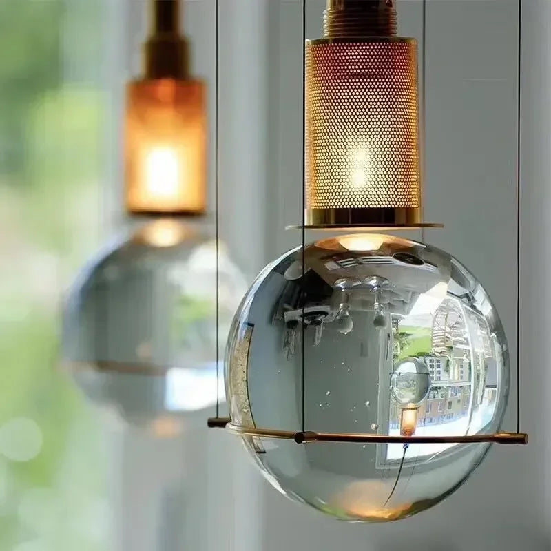 مصباح DecorBites™ الكريستالي المعلق LED لغرفة الطعام والمطعم وغرفة النوم