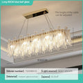 DecorBites™ Crystal LED Ceiling Lamp for Modern Living Room with Warm Light and Eye Protection