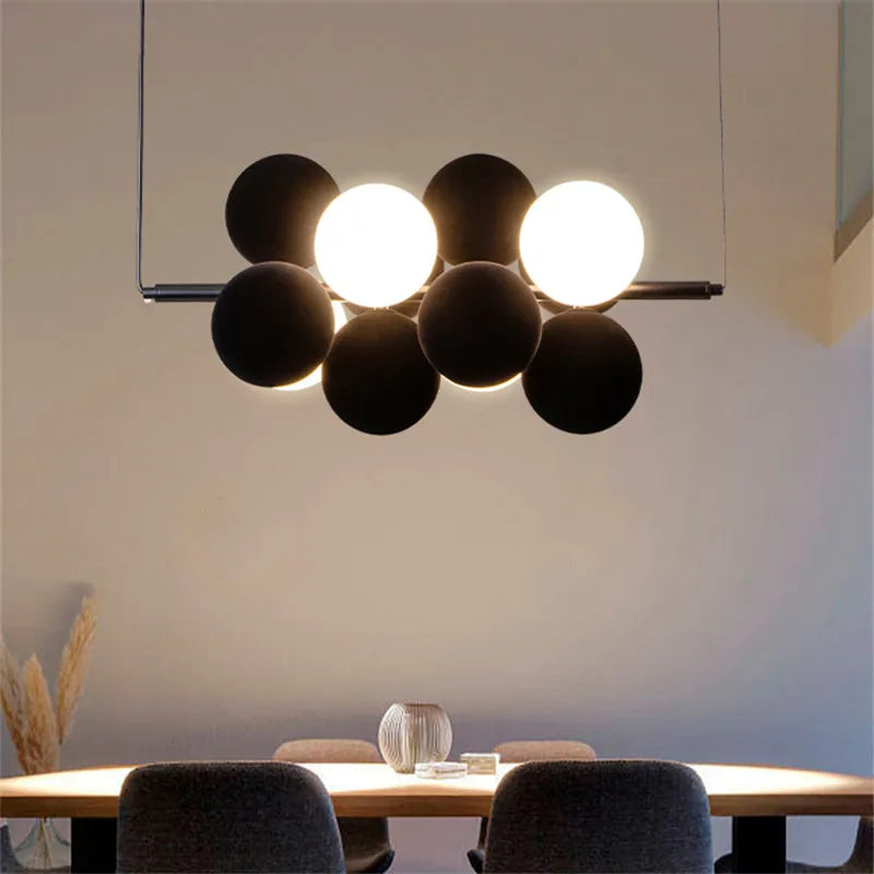 DecorBites™ Abstracta Pendant Lamp: Stylish Designer Fabric Chandelier for Home, Office, and Dining Space