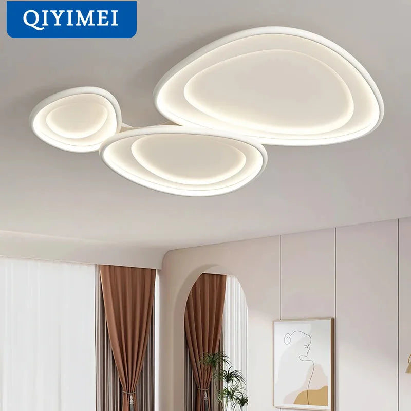 DecorBites™ ثريات LED أبيض كروم تركيبات إضاءة المطبخ إضاءة منزلية عصرية