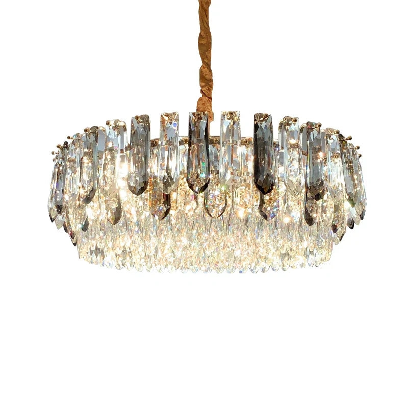 DecorBites™ Crystal Modern Pendant Light: Luxury Indoor Fixture for Home Decor