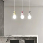 Nordic Cream Metal Pendant Light