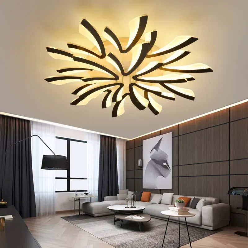 ثريا سقف LED DecorBites™ مع جهاز تحكم عن بعد لديكور المنزل